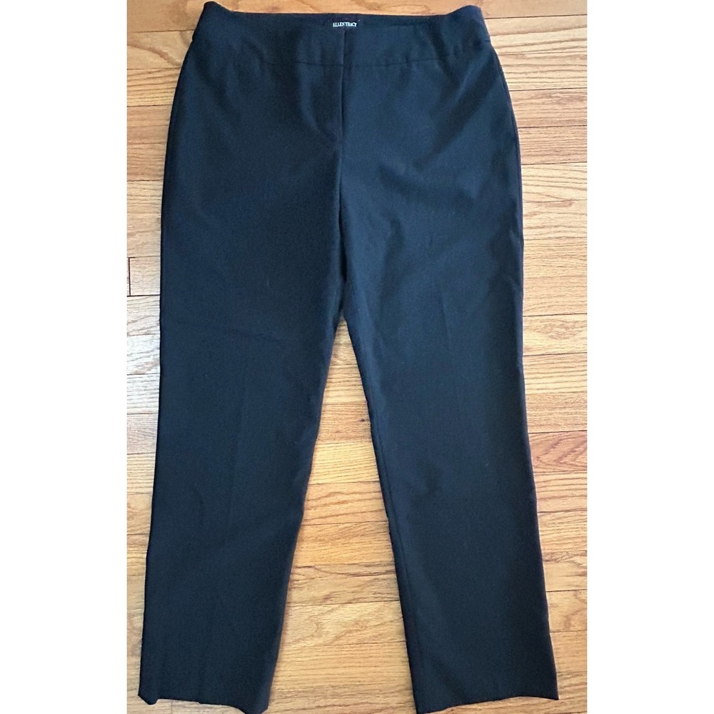 Ellen Tracy Black Dress Pants Professional Business Woman SZ 12